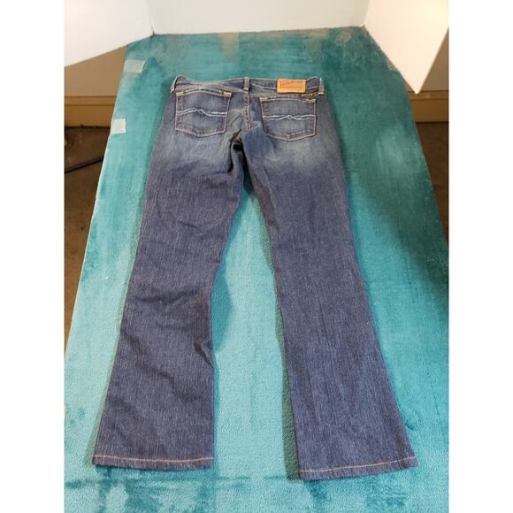Lucky Brand Jeans Sz 4 Womens Blue Stretch Pants Ladies Mid Rise Zoe Bootcut - Picture 10 of 13